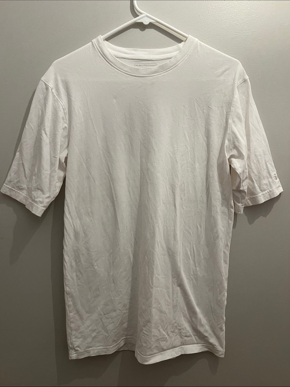 Men’s Morada Everyday Short Sleeve T-Shirt - Coolibar - Size Small - White